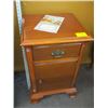 Image 1 : SINGLE DOOR SINGLE DRAWER NIGHT STAND -3