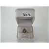 Image 1 : LADIES 10K DIAMOND/RUBY RING WITH LOCAL APPRAISAL $1,715.00 - sz 5 1/4 approx.