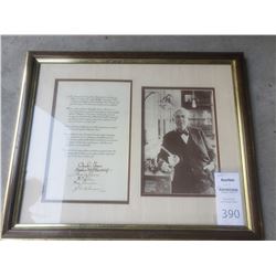 Signed Thomas Edison Board Meeting A