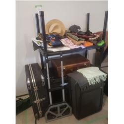 Assortment of Ladies Silk Scarves, Purses & Luggage A