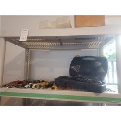 Plastic Portable Shelf Unit & Mastercraft Heat Gun plus more. C