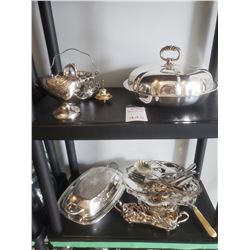 Silver Plate Serving Ware A