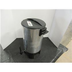 SMALL COFFEE PERCULATOR WITH BLACK LID