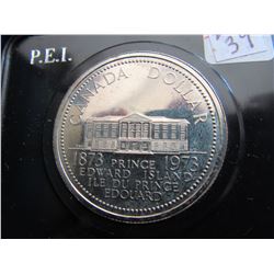 1973 PRINCE EDWARD ISLAND PROOF CASED CANADA DOLLAR