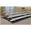 Image 2 : 5 Tier Metal Bleachers Grandstand Seating 15'x8'x4' (some damage)