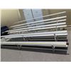 Image 3 : 5 Tier Metal Bleachers Grandstand Seating 15'x8'x4' (some damage)