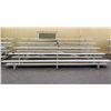 Image 1 : 5 Tier Metal Bleachers Grandstand Seating 15'x8'x4' (some damage)