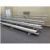 Image 2 : 5 Tier Metal Bleachers Grandstand Seating 15'x8'x4' (some damage)