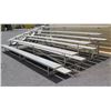 Image 2 : 5 Tier Metal Bleachers Grandstand Seating 15'x8'x4' (some damage)