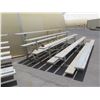 Image 3 : 5 Tier Metal Bleachers Grandstand Seating 15'x8'x4' (some damage)