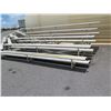 Image 4 : 5 Tier Metal Bleachers Grandstand Seating 15'x8'x4' (some damage)