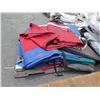 Image 14 : Qty 5 Pallets Misc Tarps & Tent Panels & Colored Pieces