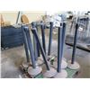 Image 2 : Qty 2 Pallets Lavi Industries Beltrac Crowd Control Partition Divider Posts