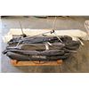 Image 1 : Pallet Multiple AKG On Stage Stands in Bags & Rolls of Banner-Like Materials