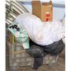 Image 1 : Plastic Bin & Box Misc Tarps & Tent Panels, 9' Leg Drapes, etc