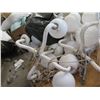 Image 6 : Metal Wire Bin White Hanging Lighting, Metal Pipes, etc