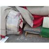 Image 10 : Multiple Rolls Red & Black Carpet, Green Astro-Turf Flooring, Carpet Mats, etc