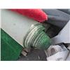 Image 16 : Multiple Rolls Red & Black Carpet, Green Astro-Turf Flooring, Carpet Mats, etc