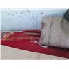 Image 6 : Multiple Rolls Red & Black Carpet, Green Astro-Turf Flooring, Carpet Mats, etc