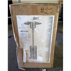 Fire Sense Outdoor Garden & Patio Propane Heater Model LTCSPH-SS in Box