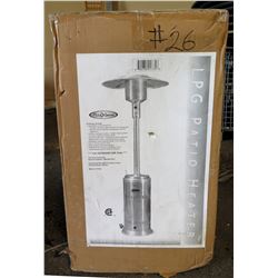 Fire Sense Outdoor Garden & Patio Propane Heater Model LTCSPH-SS in Box