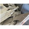 Image 12 : Qty 2 Plastic Bins Curved Metal 1000 G Plates, Poles, Fittings, Tarps, etc