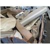 Image 14 : Qty 2 Plastic Bins Curved Metal 1000 G Plates, Poles, Fittings, Tarps, etc
