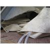 Image 17 : Qty 2 Plastic Bins Curved Metal 1000 G Plates, Poles, Fittings, Tarps, etc
