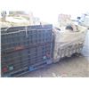 Image 20 : Qty 2 Plastic Bins Curved Metal 1000 G Plates, Poles, Fittings, Tarps, etc