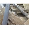 Image 6 : Qty 2 Plastic Bins Curved Metal 1000 G Plates, Poles, Fittings, Tarps, etc