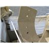 Image 8 : Qty 2 Plastic Bins Curved Metal 1000 G Plates, Poles, Fittings, Tarps, etc