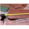 Image 19 : Qty 2 Pallets Wood & Green Tongue in Groove Interlocking Flooring 50"x6"