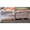 Image 1 : Qty 2 Pallets Wood & Green Tongue in Groove Interlocking Flooring 50"x6"