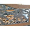 Image 13 : Qty 10 Wood & Iron Garden Benches w/ Armrests (some damaged/missing parts)