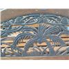 Image 14 : Qty 10 Wood & Iron Garden Benches w/ Armrests (some damaged/missing parts)