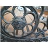 Image 23 : Qty 10 Wood & Iron Garden Benches w/ Armrests (some damaged/missing parts)