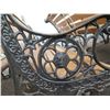 Image 27 : Qty 10 Wood & Iron Garden Benches w/ Armrests (some damaged/missing parts)