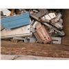 Image 21 : Qty 2 Pallets Craftsman Truck Toolbox w/ Tools, Aloha Rentals Framing, Shovels