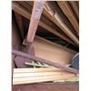Image 29 : Qty 2 Pallets Craftsman Truck Toolbox w/ Tools, Aloha Rentals Framing, Shovels