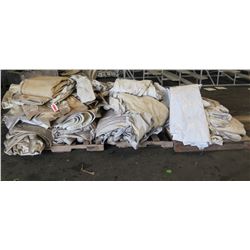 Qty 3 Pallets Multiple Tent Tarps & Panels