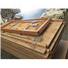 Image 10 : Qty 2 Pallets Wooden Rectangular Folding Tables w/ Metal Legs