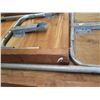 Image 18 : Qty 2 Pallets Wooden Rectangular Folding Tables w/ Metal Legs