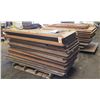 Image 1 : Qty 2 Pallets Wooden Rectangular Folding Tables w/ Metal Legs