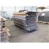 Image 21 : Qty 2 Pallets Wooden Rectangular Folding Tables w/ Metal Legs