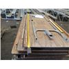Image 23 : Qty 2 Pallets Wooden Rectangular Folding Tables w/ Metal Legs
