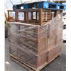 Image 3 : Pallet Wooden Slatted High Back Chairs
