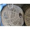 Image 2 : Multiple Large Round Pendant Straw Bamboo Hanging Lights