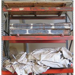 Wooden Platforms, Rolled Tent Panels, etc
