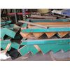 Image 5 : Multiple Wooden Green Painted Stair Segments