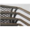 Image 15 : Approx. 70 Metal Mesh Net Stacking Chairs